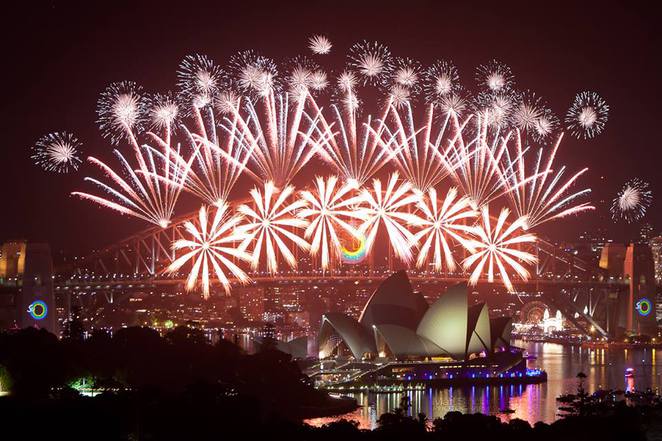 Nye 17年のカウントダウンはシドニーで花火 どこで見るのがお勧め